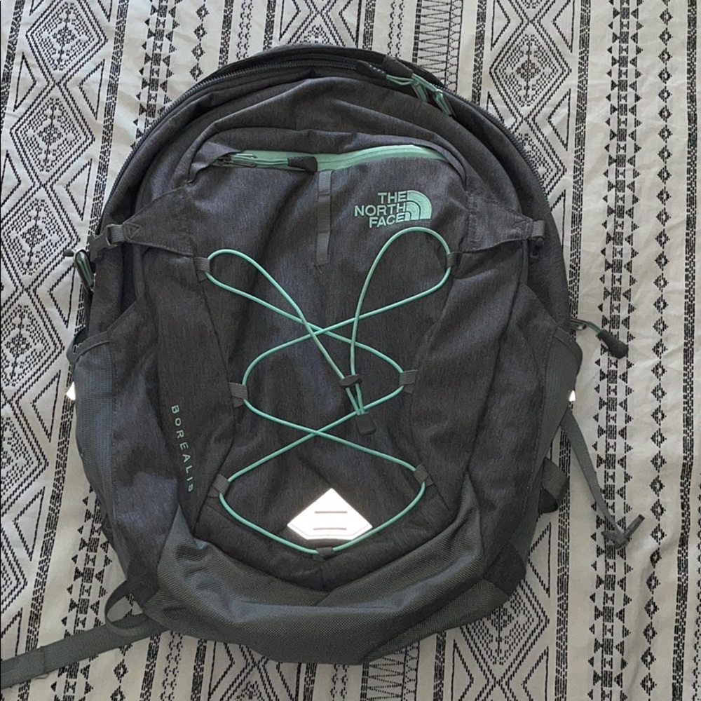 Borealis Teal and Gray Backpack